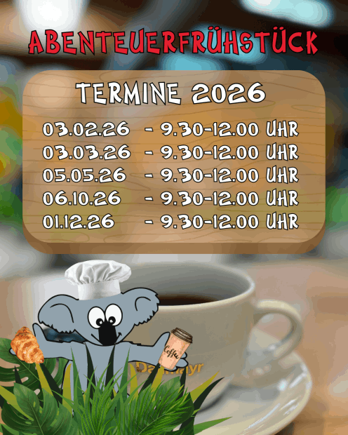 Veranstaltung Abenteuerfrühstück am 10. Oktober 2025